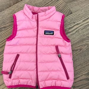 Toddler girl Patagonia vest 12 months